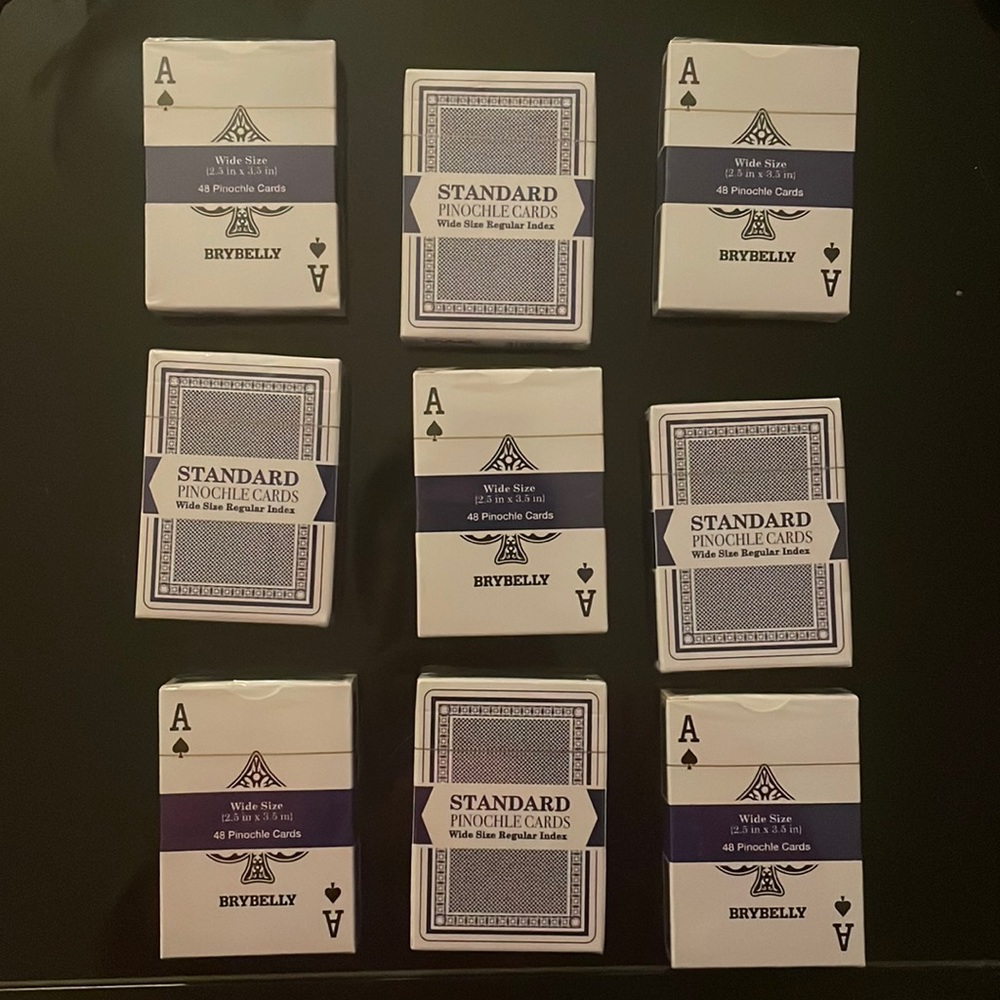 NWT 9 PACKS OF PLAYING CARDS